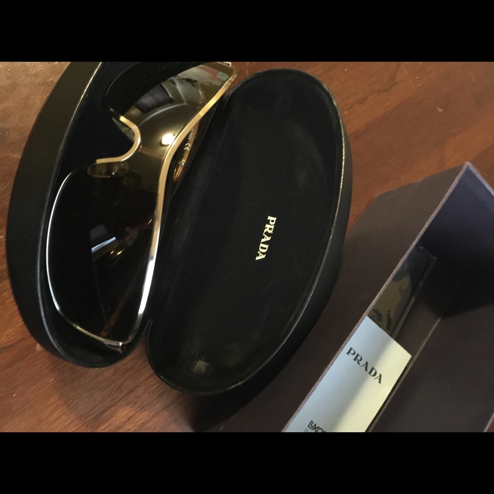 Vintage NEW PRADA Tortoise Gradient Sunglasses